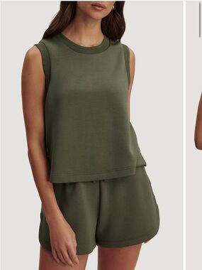 nwt varley shea crop tank top